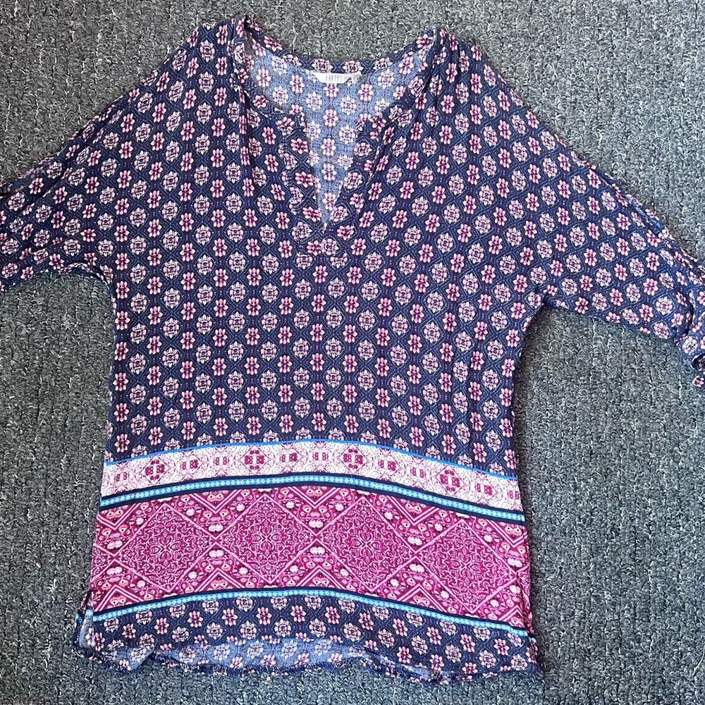 Kaktus Medium Aztec Cold Shoulder Tunic! Medium!